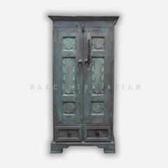 Antique Style Turquoise Cupboard