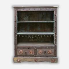 Iron Jaali Bookshelf