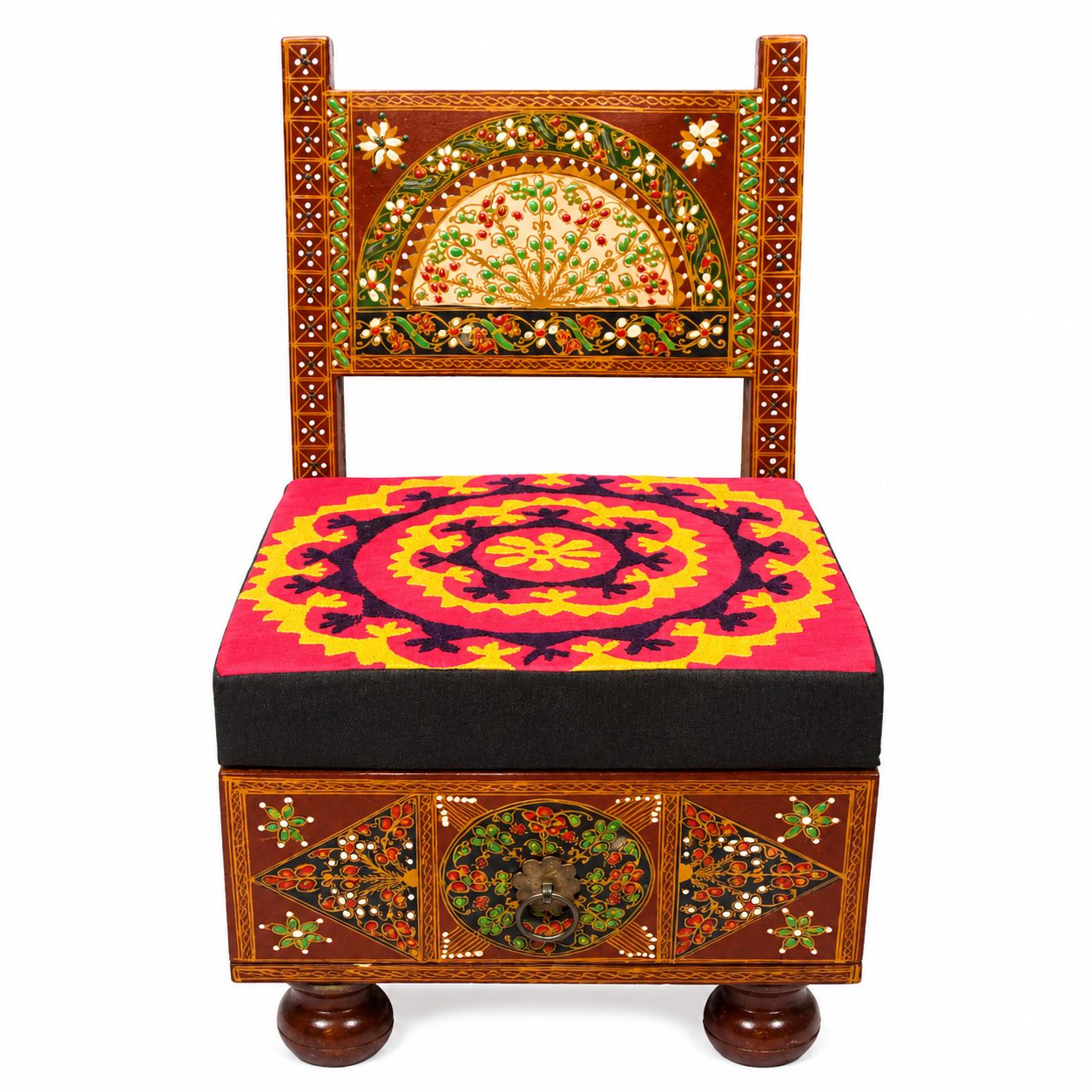 Akbari Single Drawer Chair