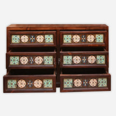 Akbari (Hand Painted) 6 Drawer Chester I
