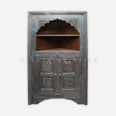 Sulemani Hand Carved Corner Cabinet I