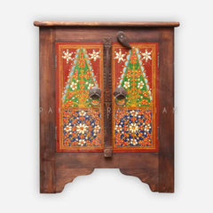 MUGHLAI HAND PAINTED SIDE TABLE
