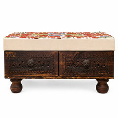 Sulemani 2 Drawer Stool - I