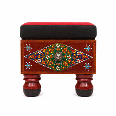 Akbari Single Drawer Stool - I