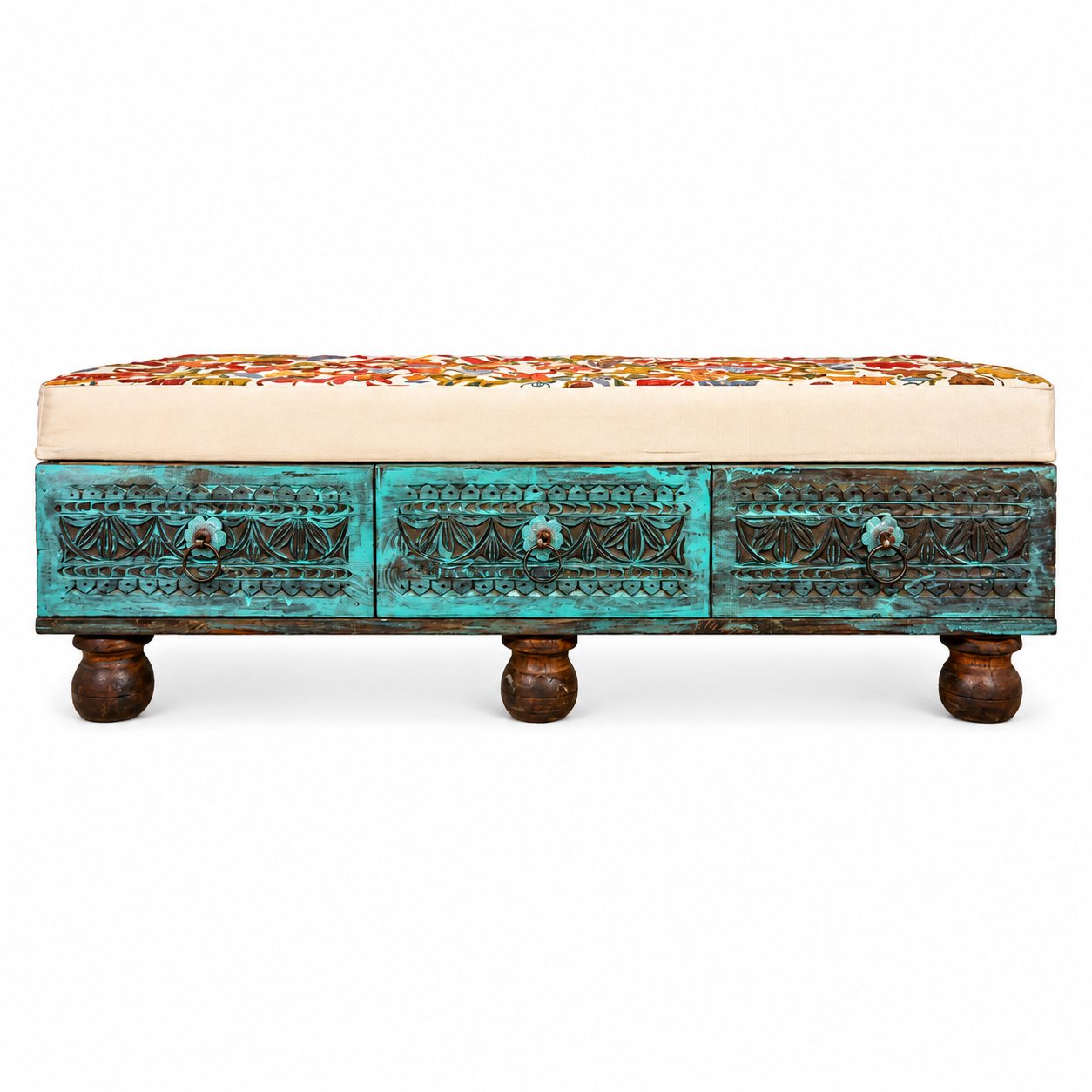 Sulemani 3 Drawer Stool - I