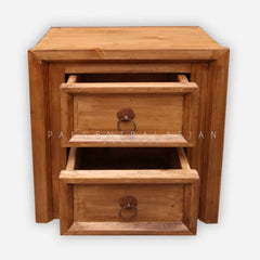 PLAIN WOOD SIDE TABLE