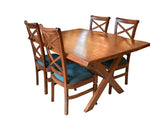 Urhani Dining Table with 4x Chairs
