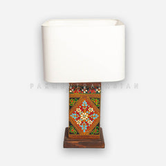 Akbari Hand painted Side Table Lamp