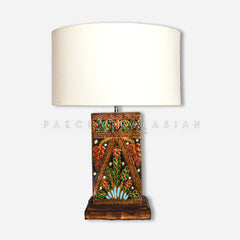 Akbari Hand painted Side Table Lamp