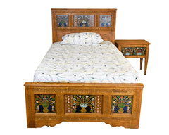 AKBARI SINGLE BED + 1 SIDE TABLE