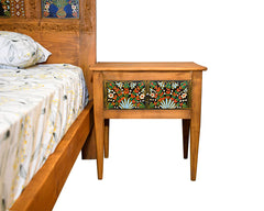 AKBARI SINGLE BED + 1 SIDE TABLE