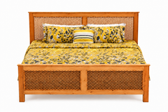 Wooden Jaali Bed - I