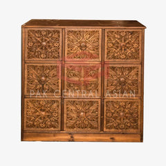Sulemani (Hand Carved) 9 Drawer Chester