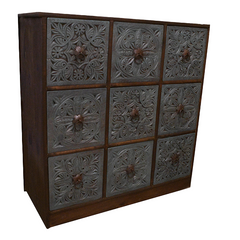 Sulemani (Hand Carved) 9 Drawer Chester I
