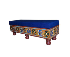 Akbari Hand Painted Triple Drawer Stool