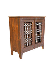 Iron Jaali Cabinet