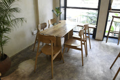 Nordic Dining Table with 6x Chairs