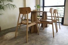 Nordic Dining Table with 6x Chairs