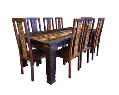 Piller Design Dining Table with 8x Chairs