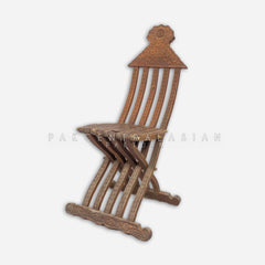 Hand Carved Folding Chair