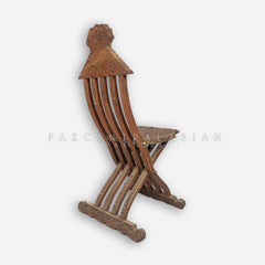 Hand Carved Folding Chair