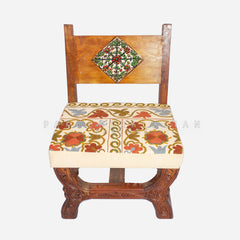 Sulemani Painted & Carving X Chair