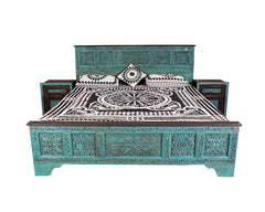 Sulemani Bed Turquoise