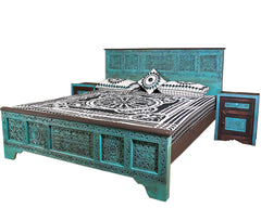 Sulemani Bed Turquoise