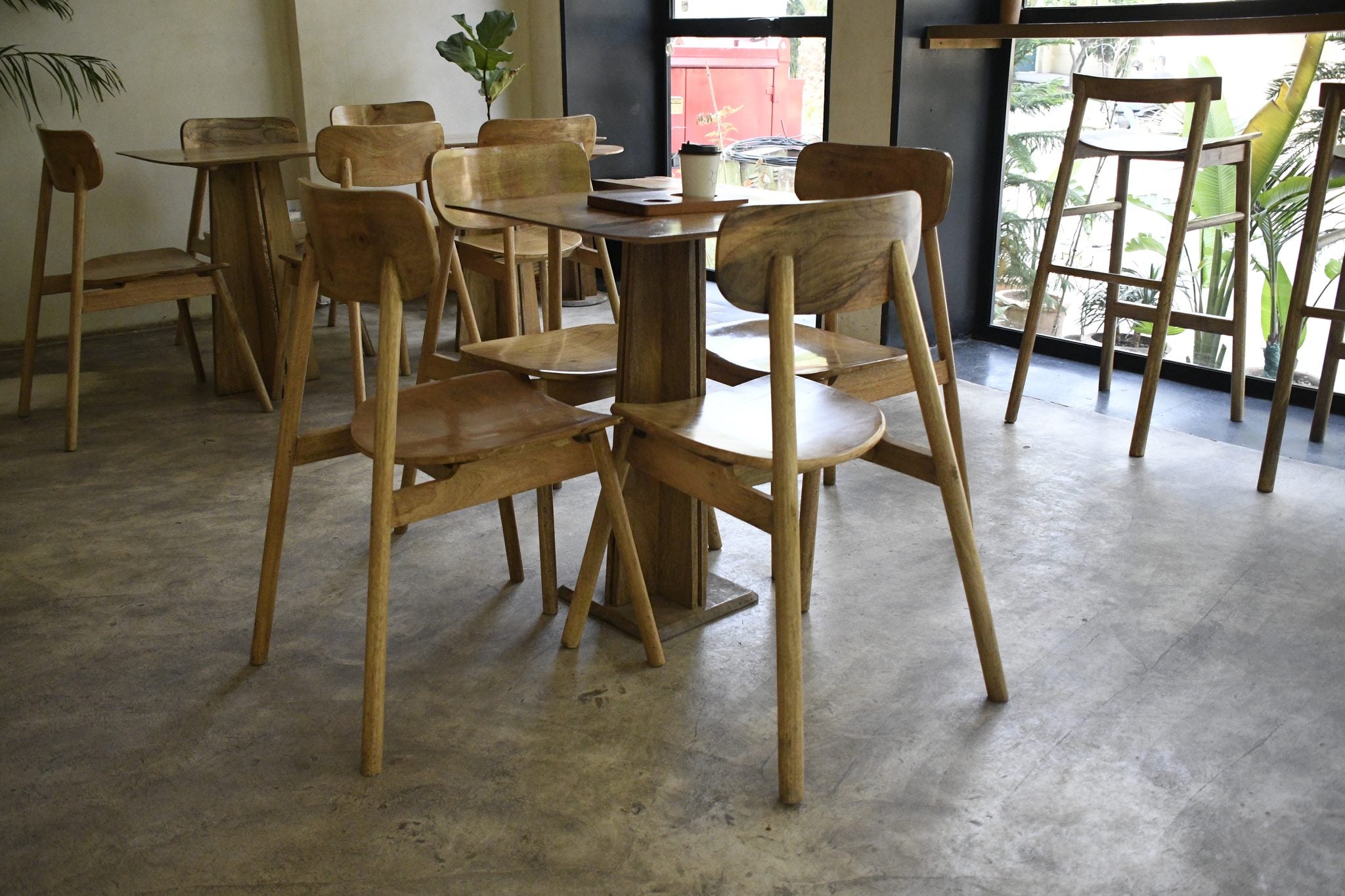 Nordic Dining Table with 4x Chairs