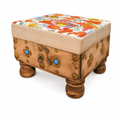 Turkan Single Drawer Stool
