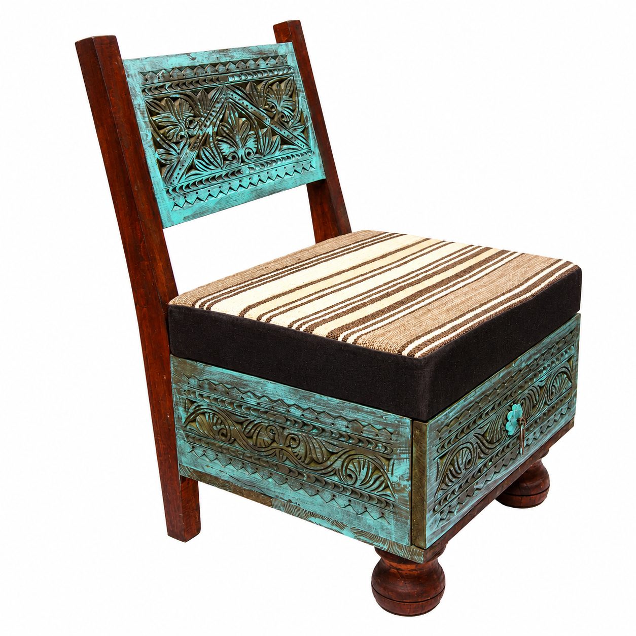 Sulemani Single Drawer Chair