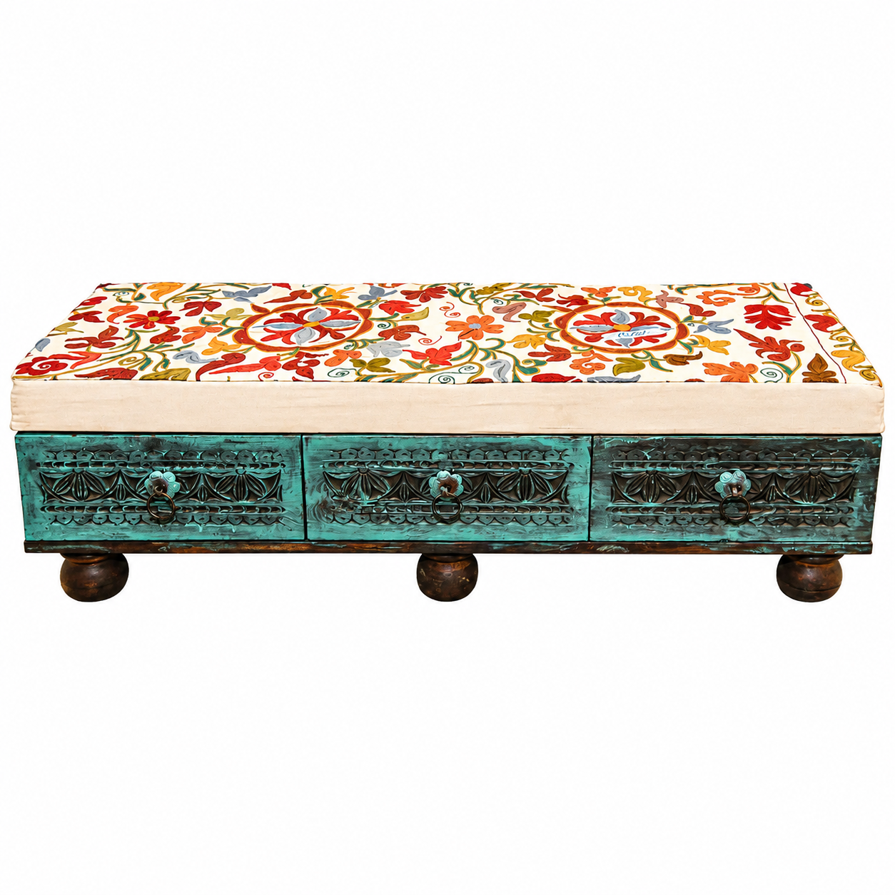 Sulemani 3 Drawer Stool - I