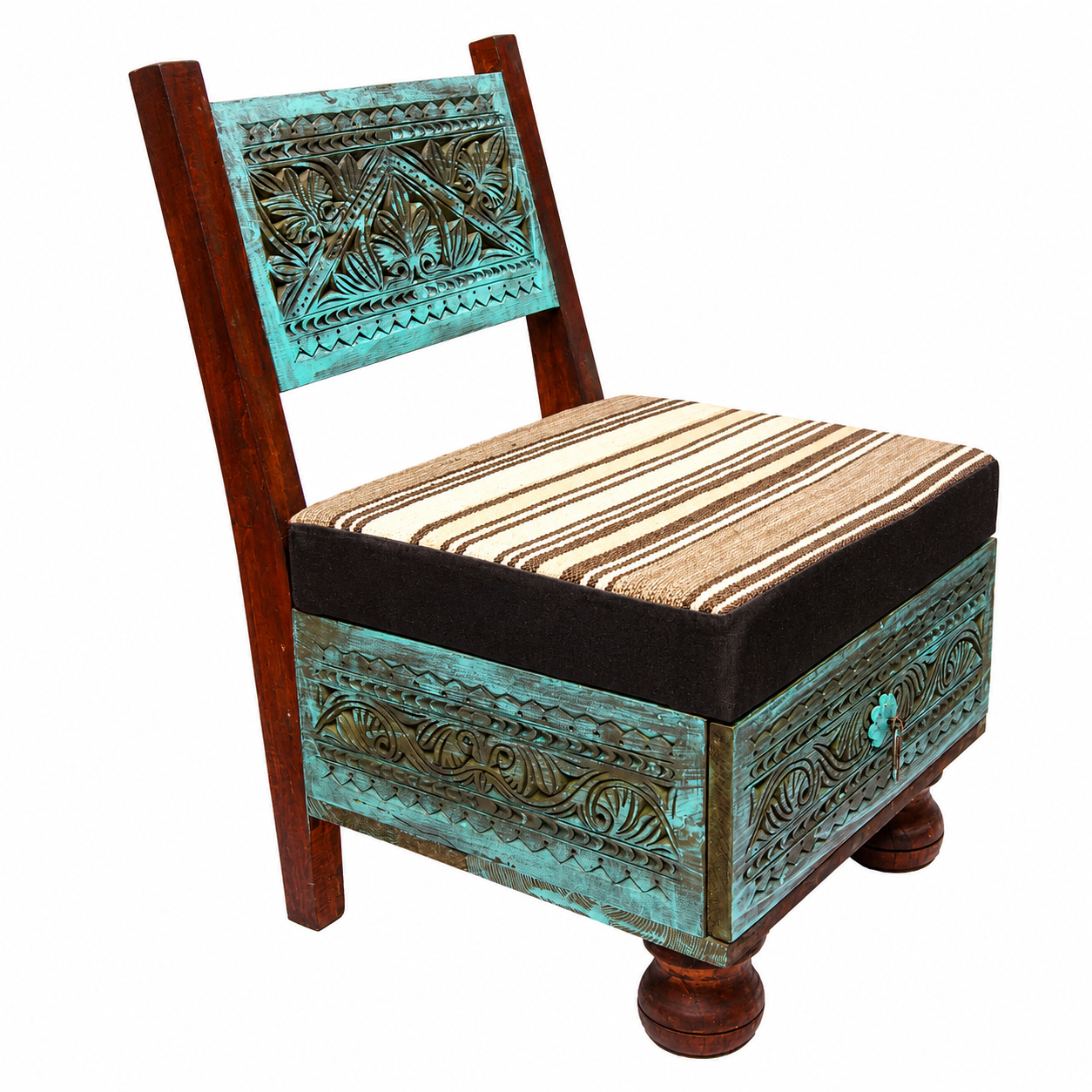 Sulemani Single Drawer Chair