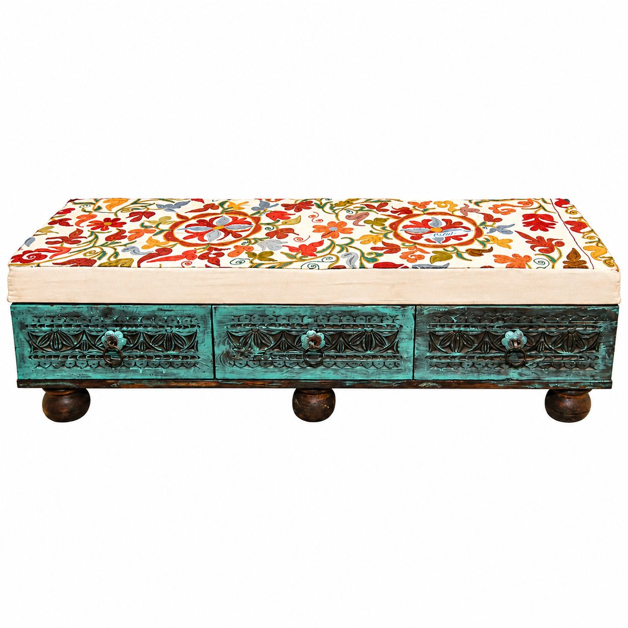 Sulemani 3 Drawer Stool - I