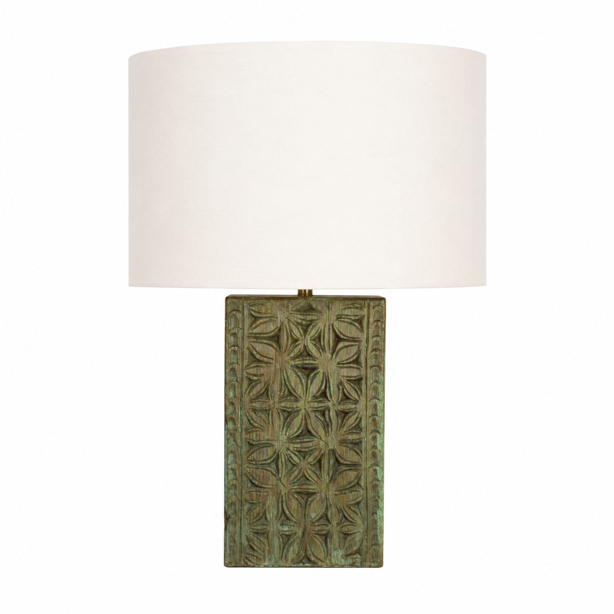 Wood Log Side Table Lamp IV