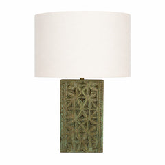 Wood Log Side Table Lamp IV
