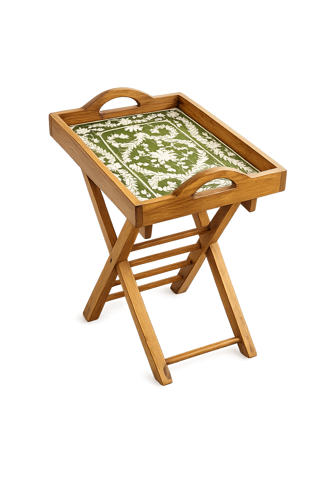 Akbari Black & White Folding Tray