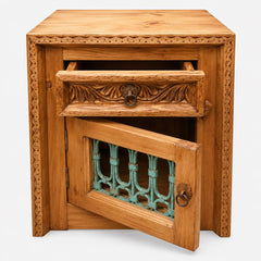 Iron Jaali Bed Side Table I