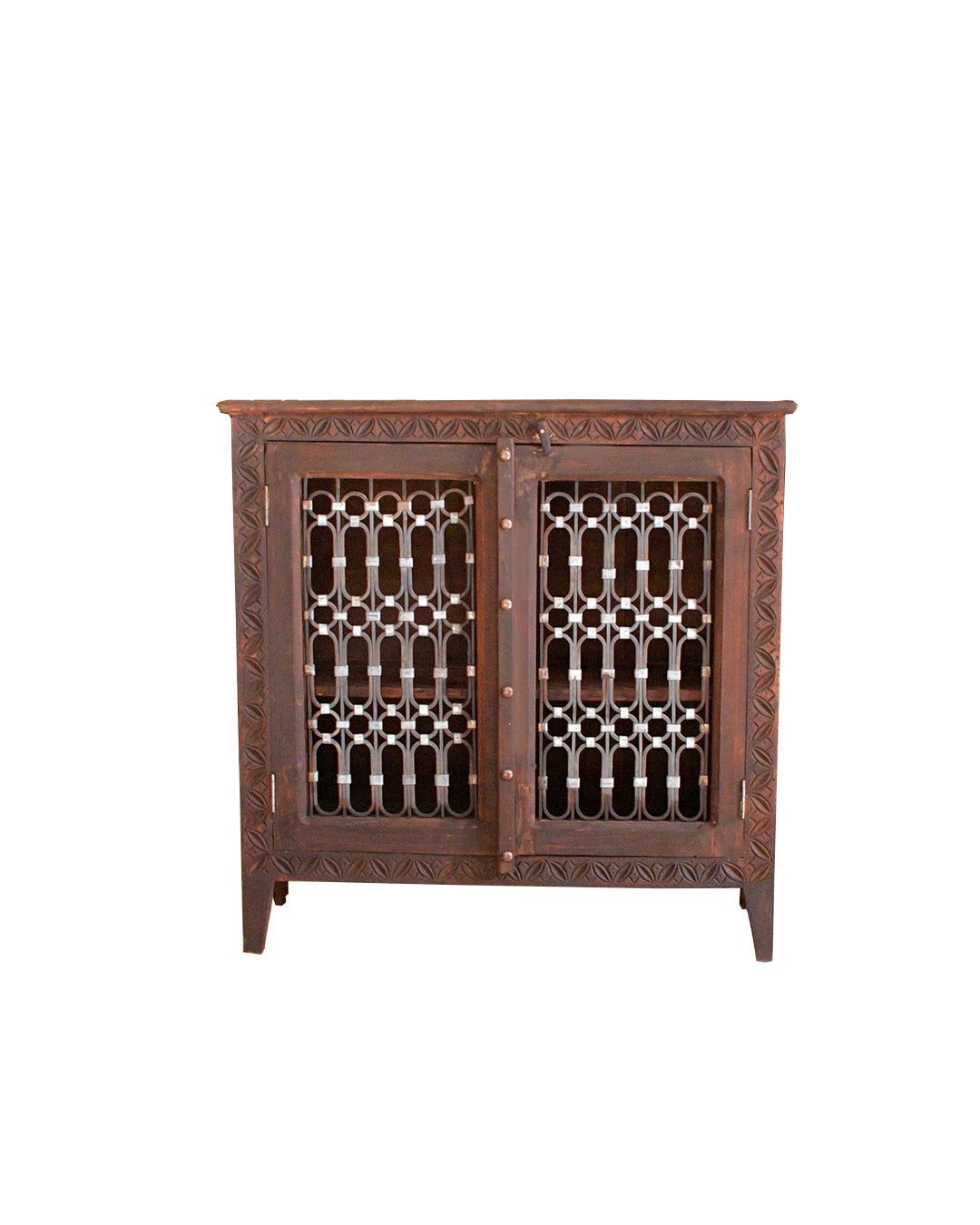 Iron Jaali Cabinet