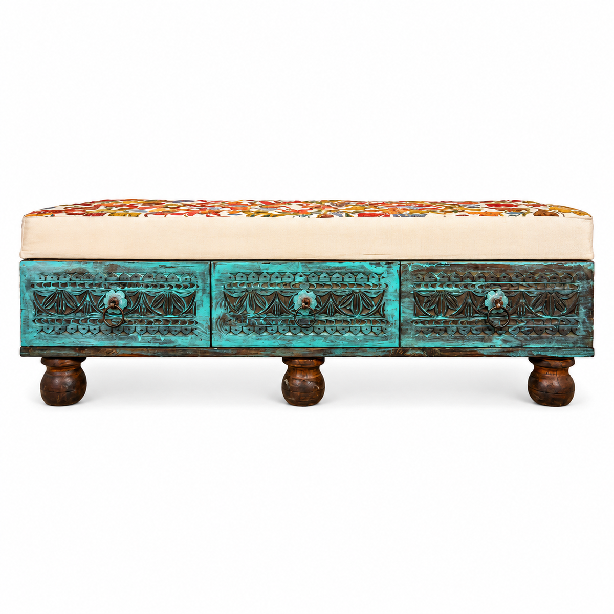 Sulemani 3 Drawer Stool - I