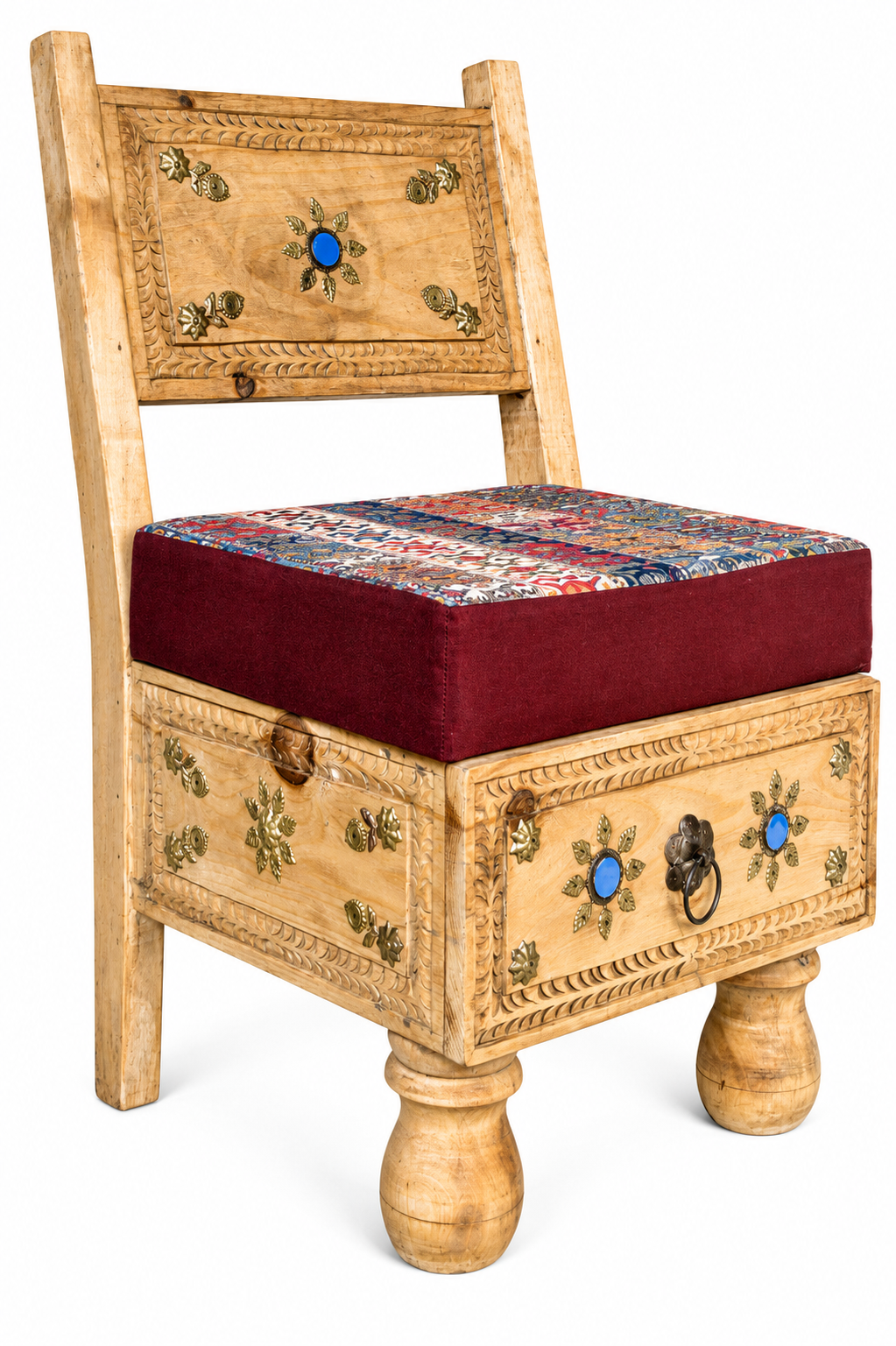 Turkan Single Drawer Chair