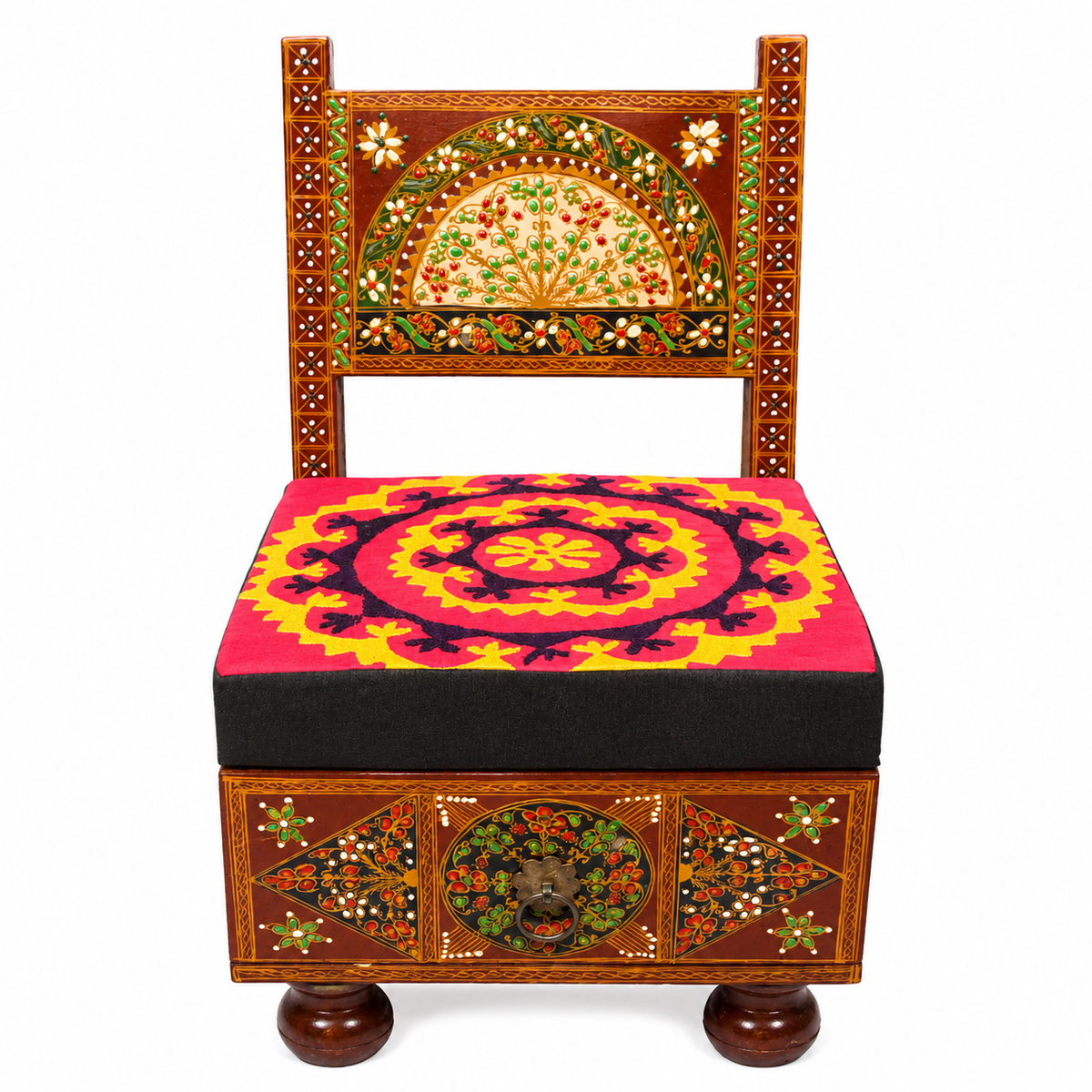 Akbari Single Drawer Chair