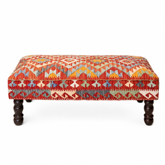 Rectangular Kilim Stool