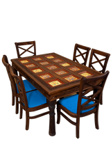 Akbari Dining Table with 6x Chairs