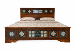 Akbari Bed with Side Tables - II