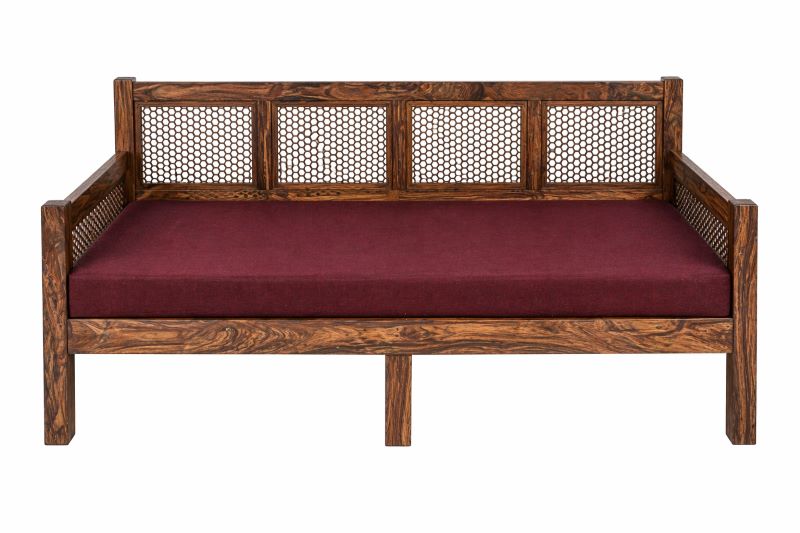 Wooden Jaali Day Bed