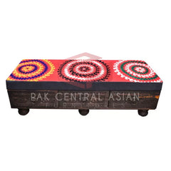 SULEMANI TRIPPLE DRAWER STOOL