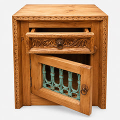 Iron Jaali Bed Side Table I