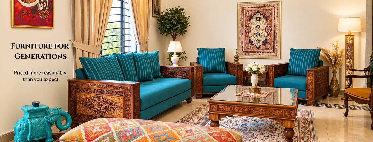 Solid wooden living room furniture