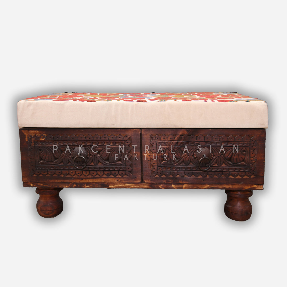 SULEMANI DOUBLE DRAWER STOOL